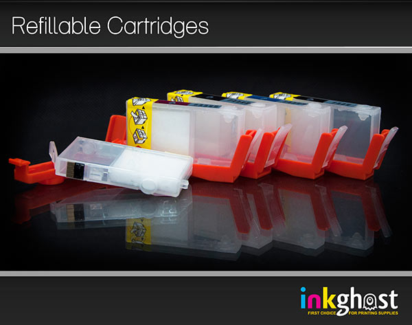 5 x HP 564 Refillable Cartridges