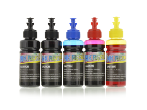 Standard Quality Dye Ink Set - 5 x 100ml 650/651 Series