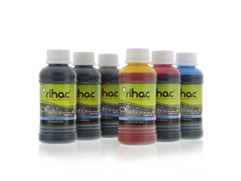 Premium Quality Dye Ink - 6 x 100ml 650/651 Series