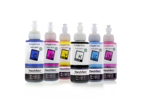 Basic Quality Dye Ink Set - 6 x 100ml  81 & 82N Series