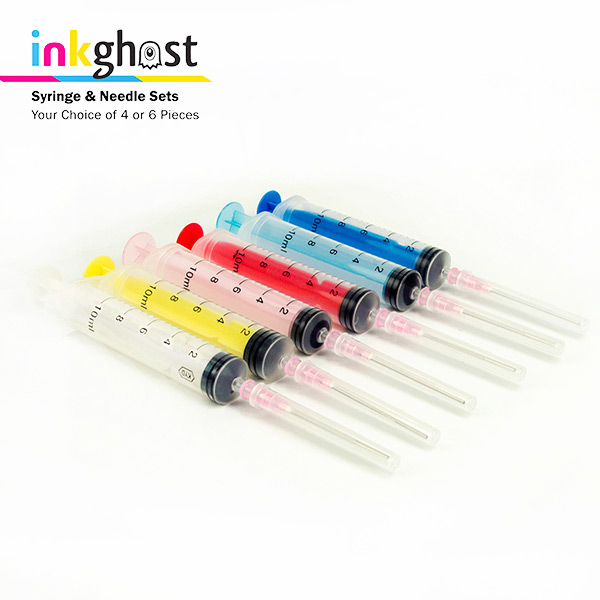 10ml Syringe & Needle to Refill Ink Cartridges & CISS System Inkjet