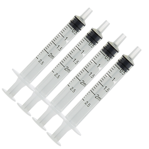 2.5mL syringe for ink refilling, liquid transfer and measuring