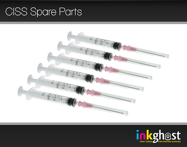 6 x 2.5ml Syringe with 38mm Filler Needle