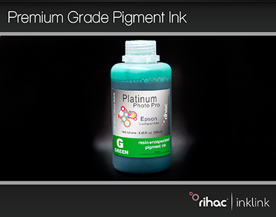 Premium Green 250ml Photo Pro Ink for 4900
