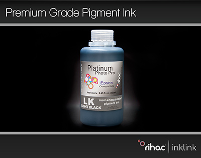 Premium Light Black 250ml Photo Pro Ink for 4900