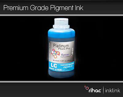 Premium Light Cyan 250ml Photo Pro Ink for 4900