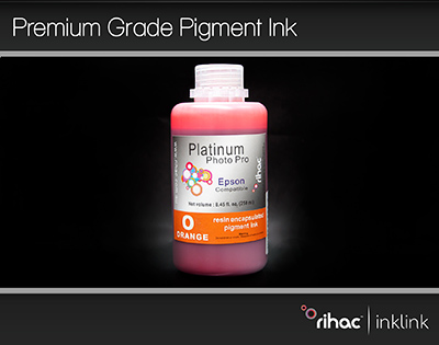 Premium Orange 250ml Photo Pro Ink for 4900