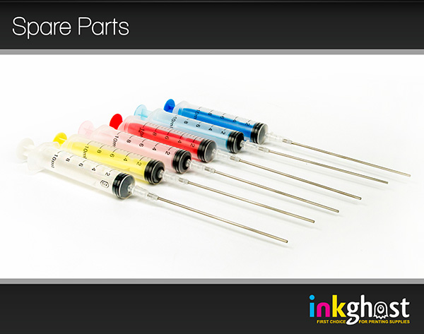 6 x 10ml Coloured Syringe Set + 85mm Filling Needle