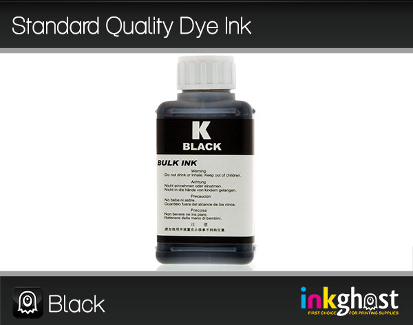 Standard Quality Dye Ink- Black 100ml 8 series inkghost