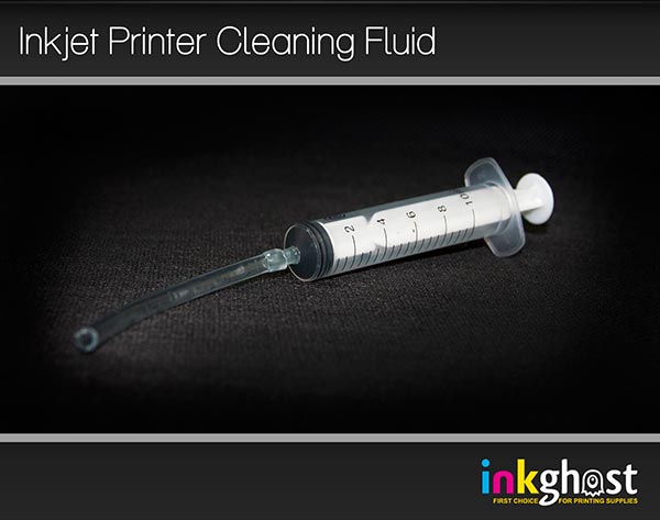 Empty Syringe & Tubing for Cleaning Epson Inkjet Print Heads