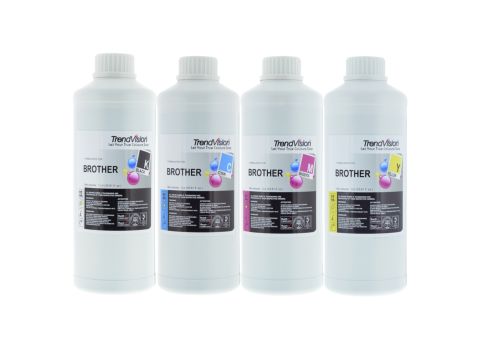 Basic Quality Dye Ink Set- 4 x 1 Litre LC131, LC133, LC135 & LC137