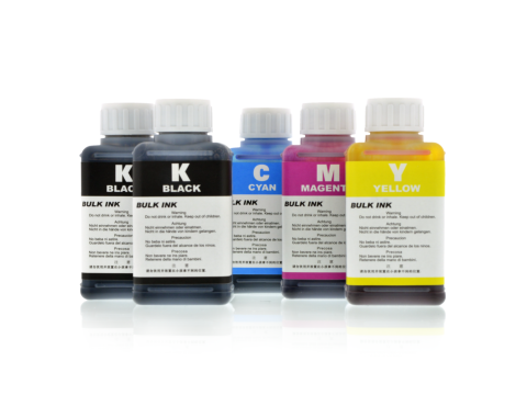 Basic Quality Dye Ink- 5 x 100ml 8 Series