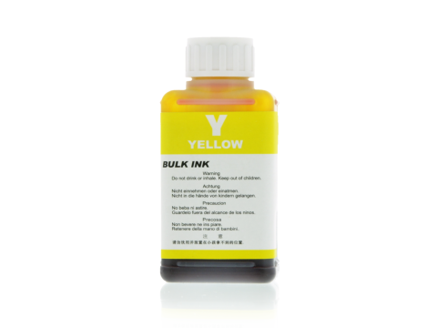 Basic Quality Dye Ink- Yellow 100ml 8 Series