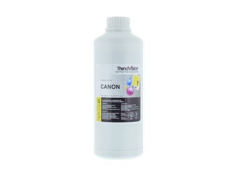Basic Quality Dye Ink - 1 Litre Yellow PGI-5 & CLI-8
