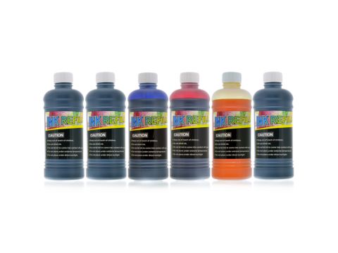 Standard Quality Dye Ink - 6 x 500ml 650/651 Series