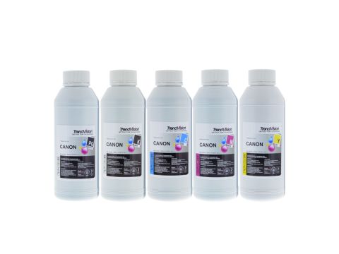 Basic Quality Dye Ink Set - 5 x 500ml 670/671 Series