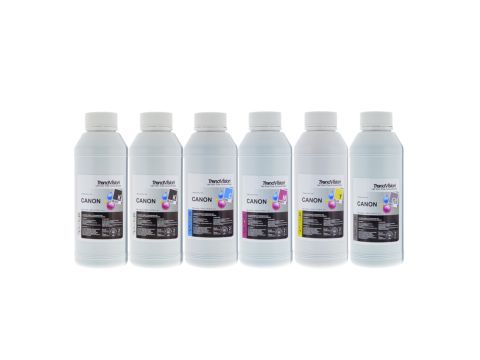 Basic Quality Dye Ink Set - 6 x 500ml 670/671 Series