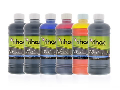 Premium Quality Dye Ink Set - 6 x 1 Litre 520/521 & 525/526 Series