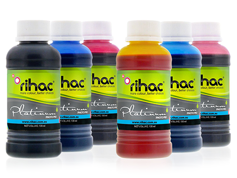 Premium Quality Ink Set - 6 x 100ml HP 02