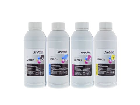 Basic Quality Dye Ink Set- 4 x 500ml 604 & 604XL Series