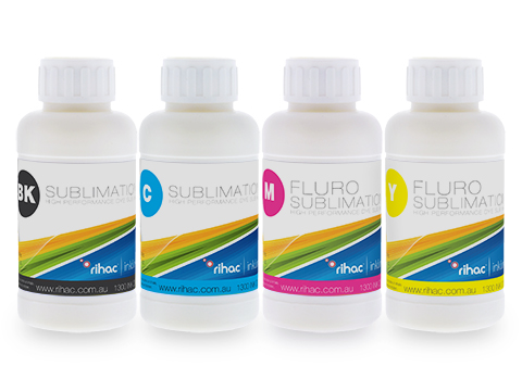 Premium Fluro Sublimation Ink - Neon Set x 4