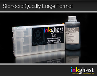 Standard Stylus Pro 4900 Light Light Black Refillable Cartridge & Pigment Ink T6539
