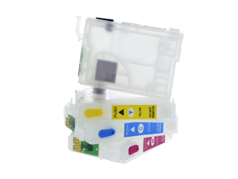 Epson 220 & 220XL Compatible Refillable Cartridge Set