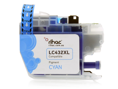 LC432XL Premium Pigment Cyan Single Use Cartridge