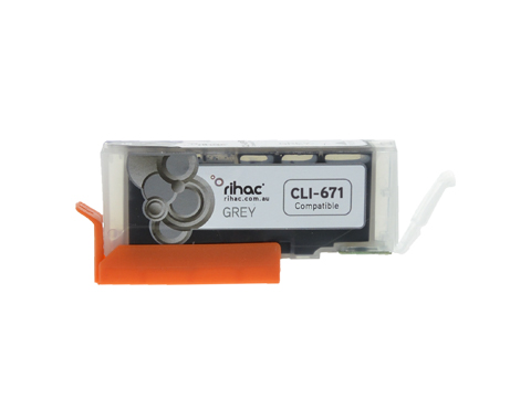 Grey CLI-671XL GY Premium Single Use Cartridge