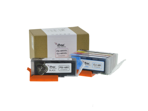 PGI-680XXL & CLI-681XXL Premium Single Use Cartridge Set of 5