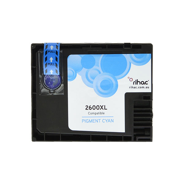 2600XL Premium Cyan Single Use Cartridge