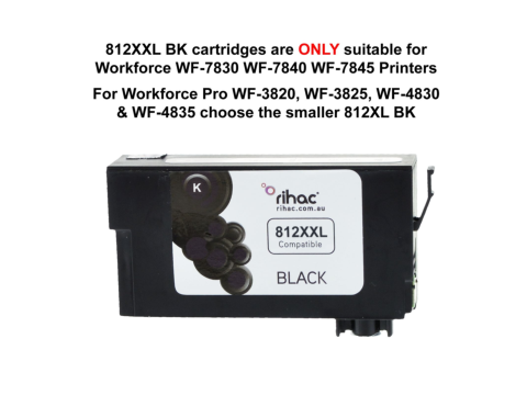 812XXL Black Premium Single Use Cartridge