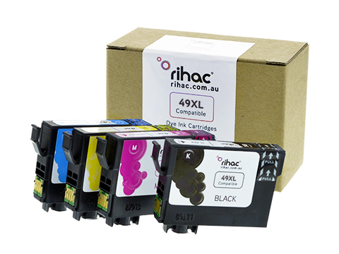 Epson 49XL Compatible High Yield Ink Cartridge Set single use