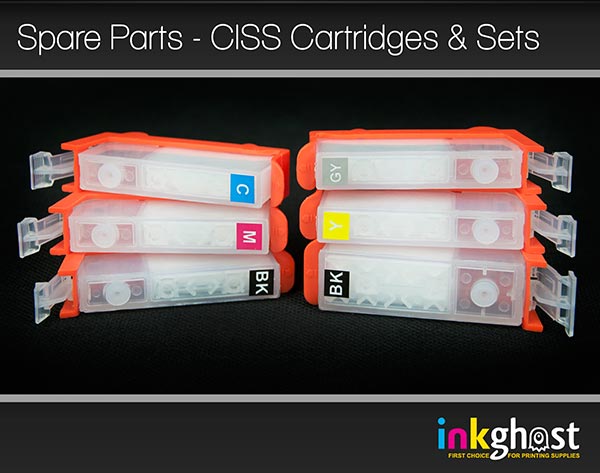 PGI-520 & CLI-521 Empty Cartridge Set x 6