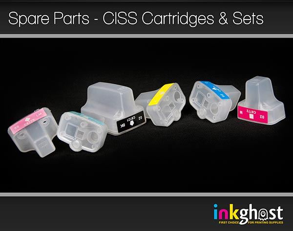 HP 02 Empty Cartridge Set x 6