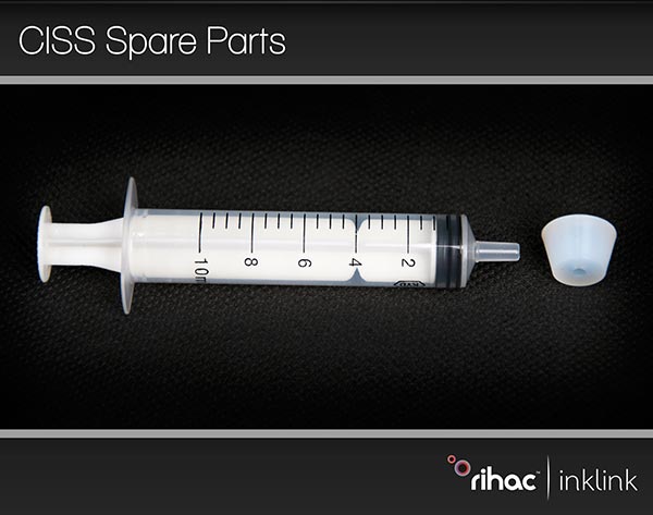 10ml Syringe + Rihac Priming Tool for Canon & HP