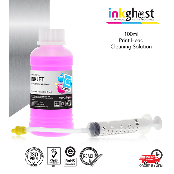 trendvision printhead cleaning liquid for inkjet printers Epson Canon HP Brother for dye pigment sublimation edible inks